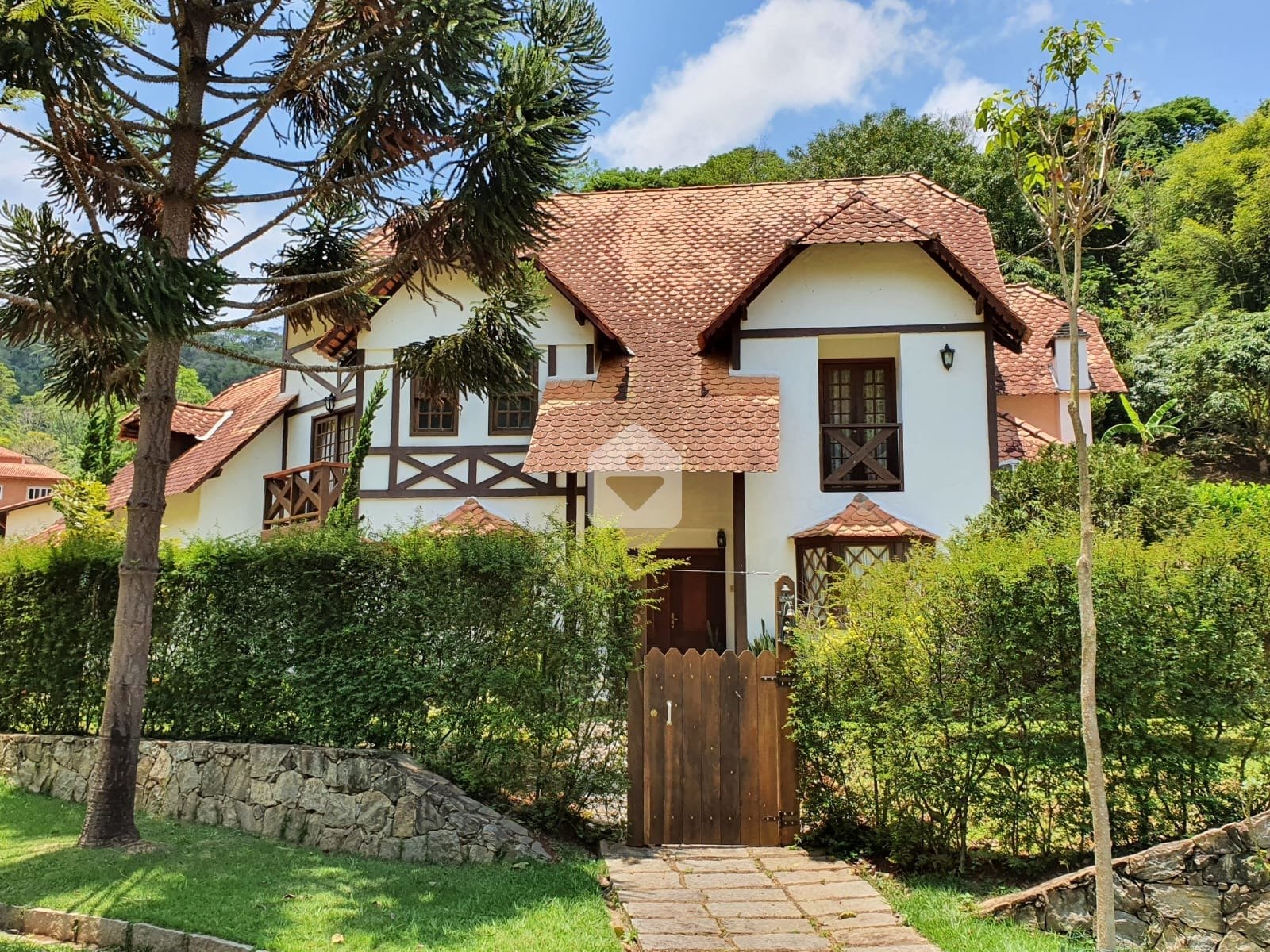 estilo de casa clássico em Pedro do Rio na Serra Carioca