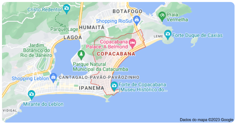 mapa de copacabana