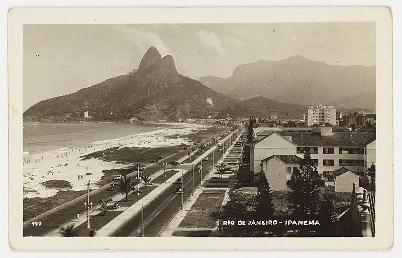 Foto histórica da Avenida Vieira Souto